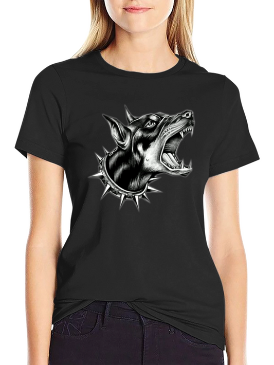 Dog Graphic T-Shirt - Edgy Canine Design