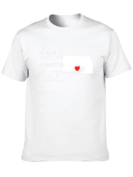 Home is Where the Heart Is T-Shirt - Kansas State Pride