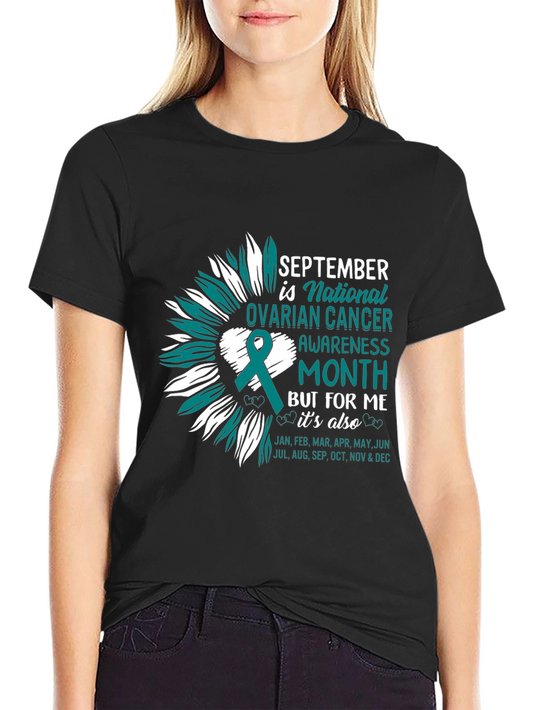 Ovarian Cancer Awareness Tee - September Month