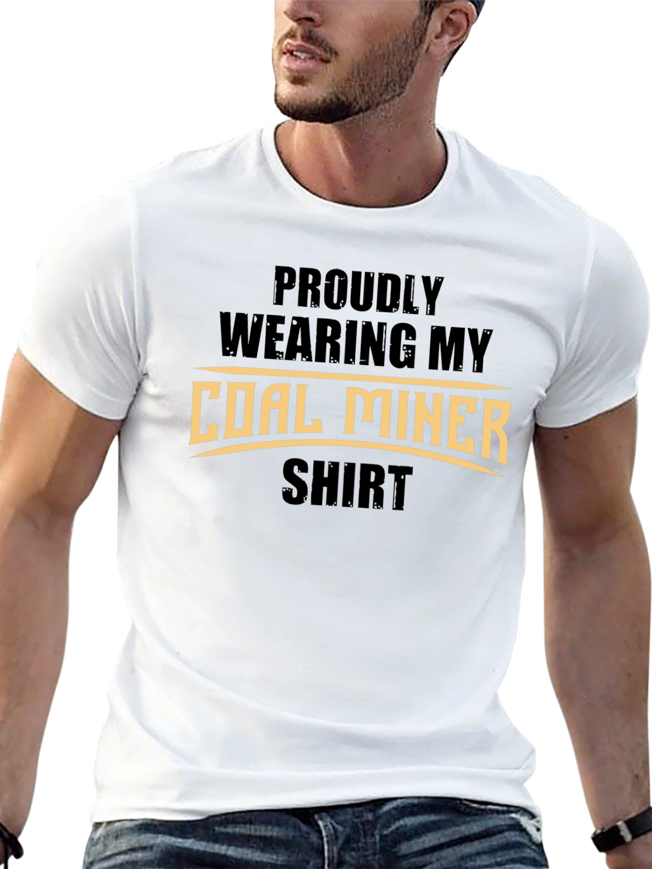 Proud Coal Miner Shirt - Black Graphic Tee