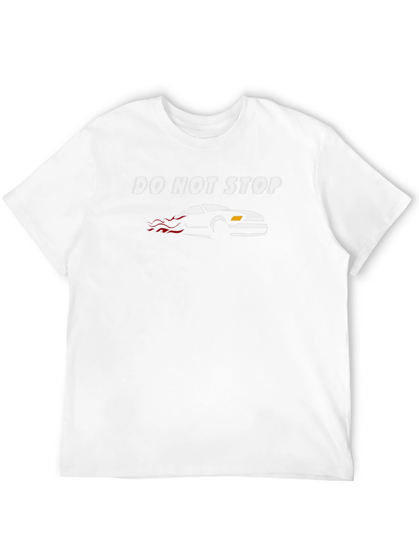 Do Not Stop Car Graphic Black Tee
