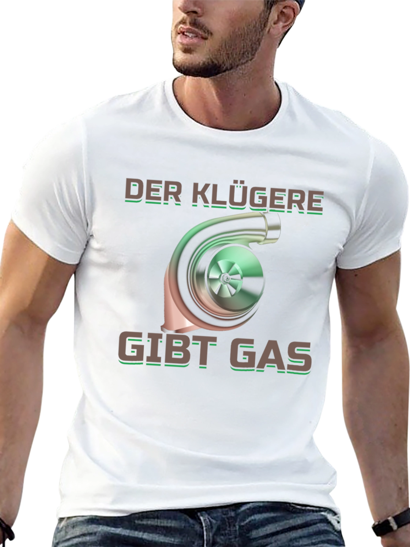 Der Klügere Gibt Gas Turbo T-Shirt