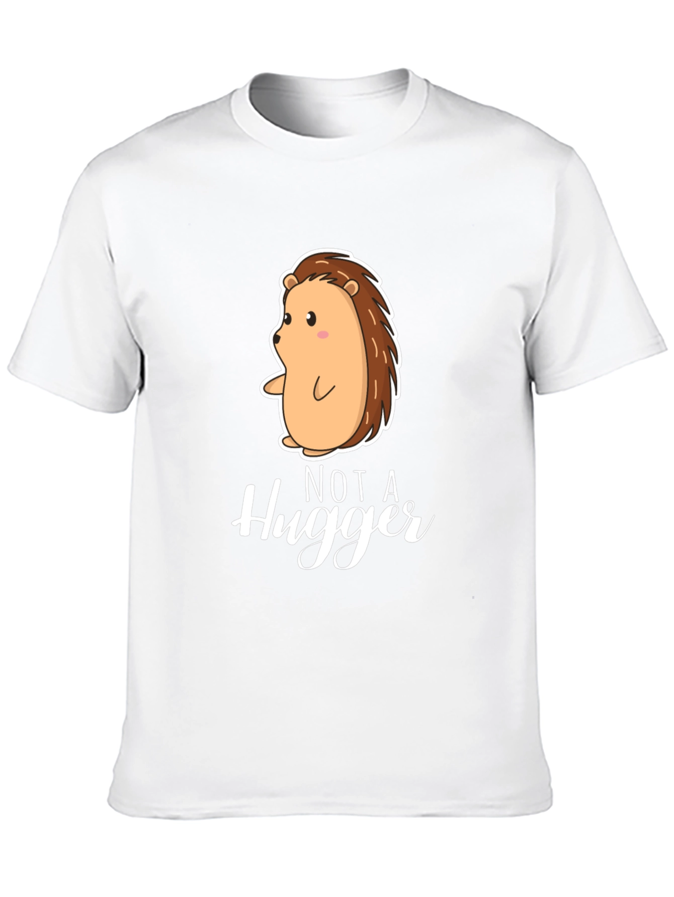 Not A Hugger Hedgehog Graphic Tee