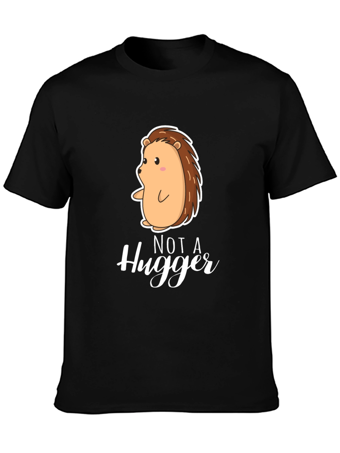 Not A Hugger Hedgehog Graphic Tee