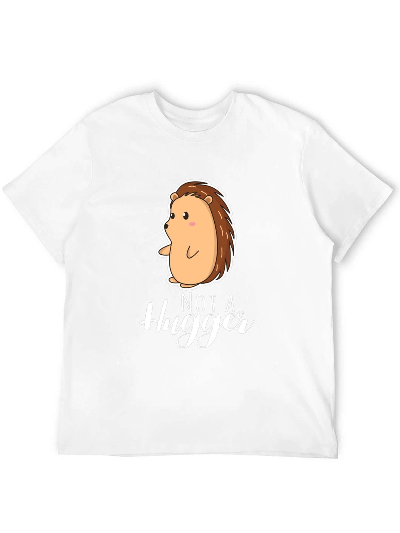 Not A Hugger Hedgehog Graphic Tee