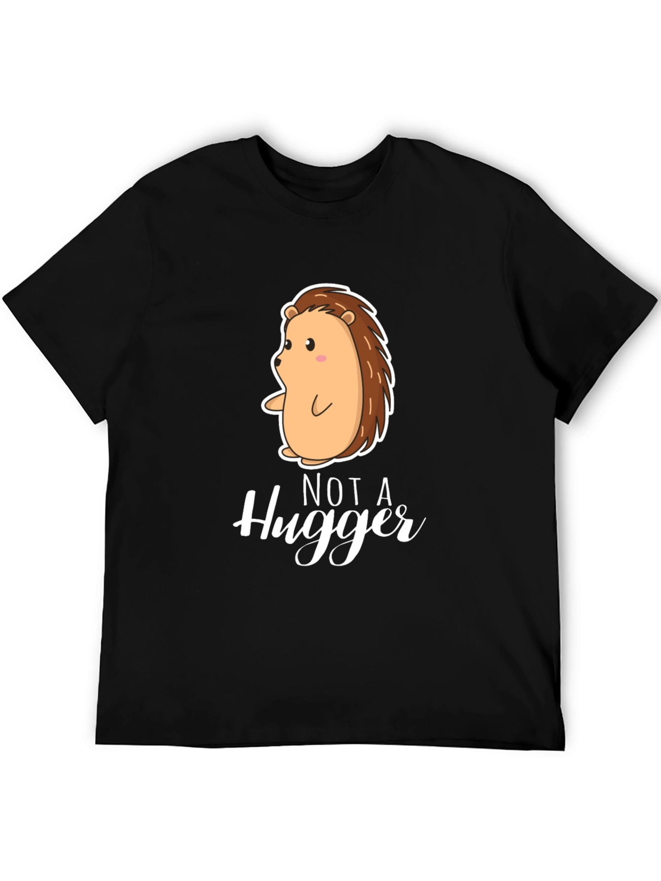 Not A Hugger Hedgehog Graphic Tee