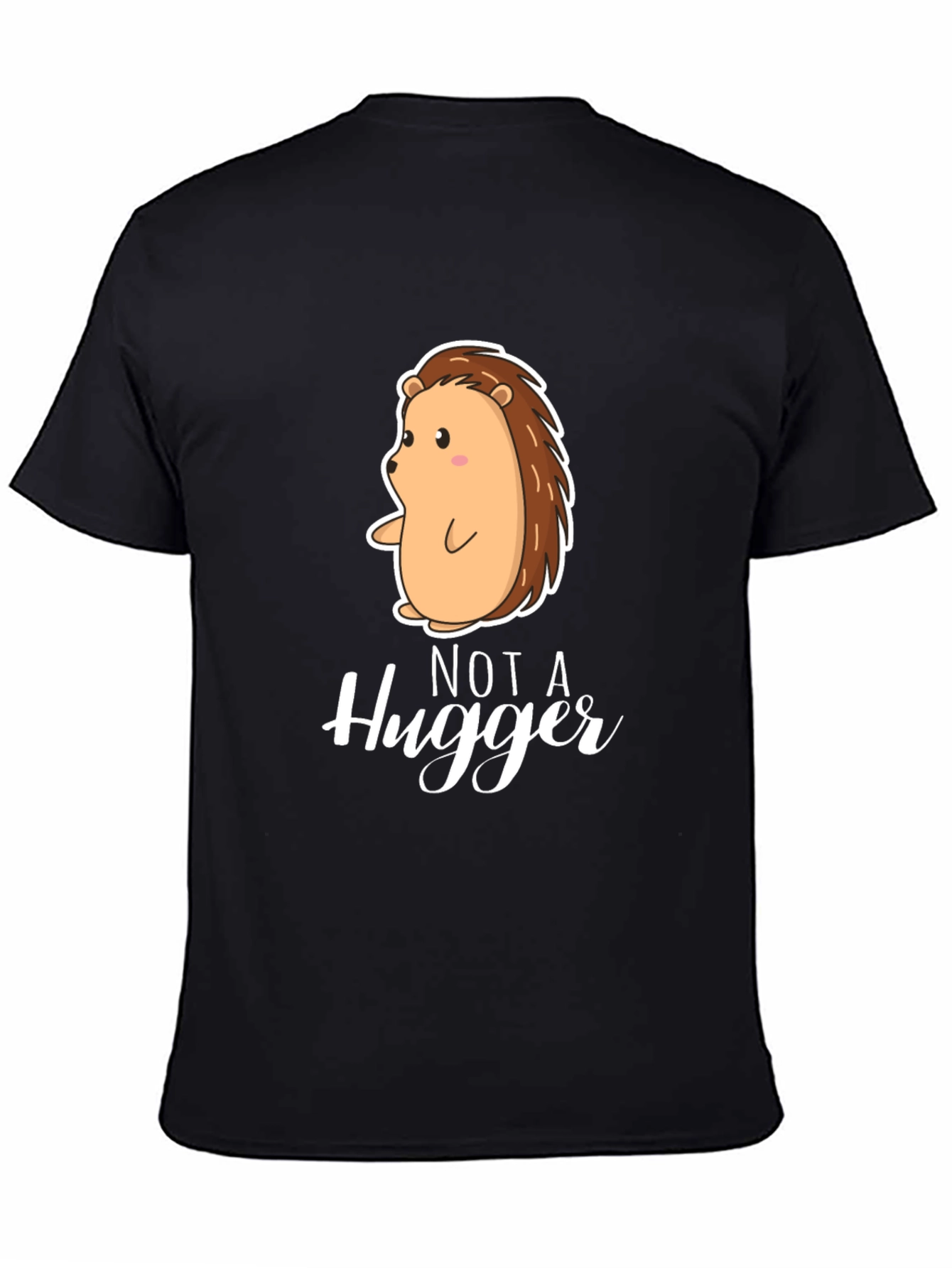 Not A Hugger Hedgehog Graphic Tee