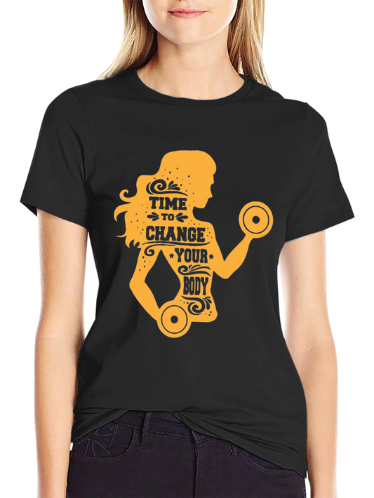 Time to Change Your Body - Fitness T-Shirt