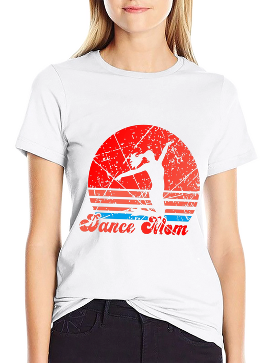 Dance Mom Retro Graphic Tee - Black Unisex T-Shirt