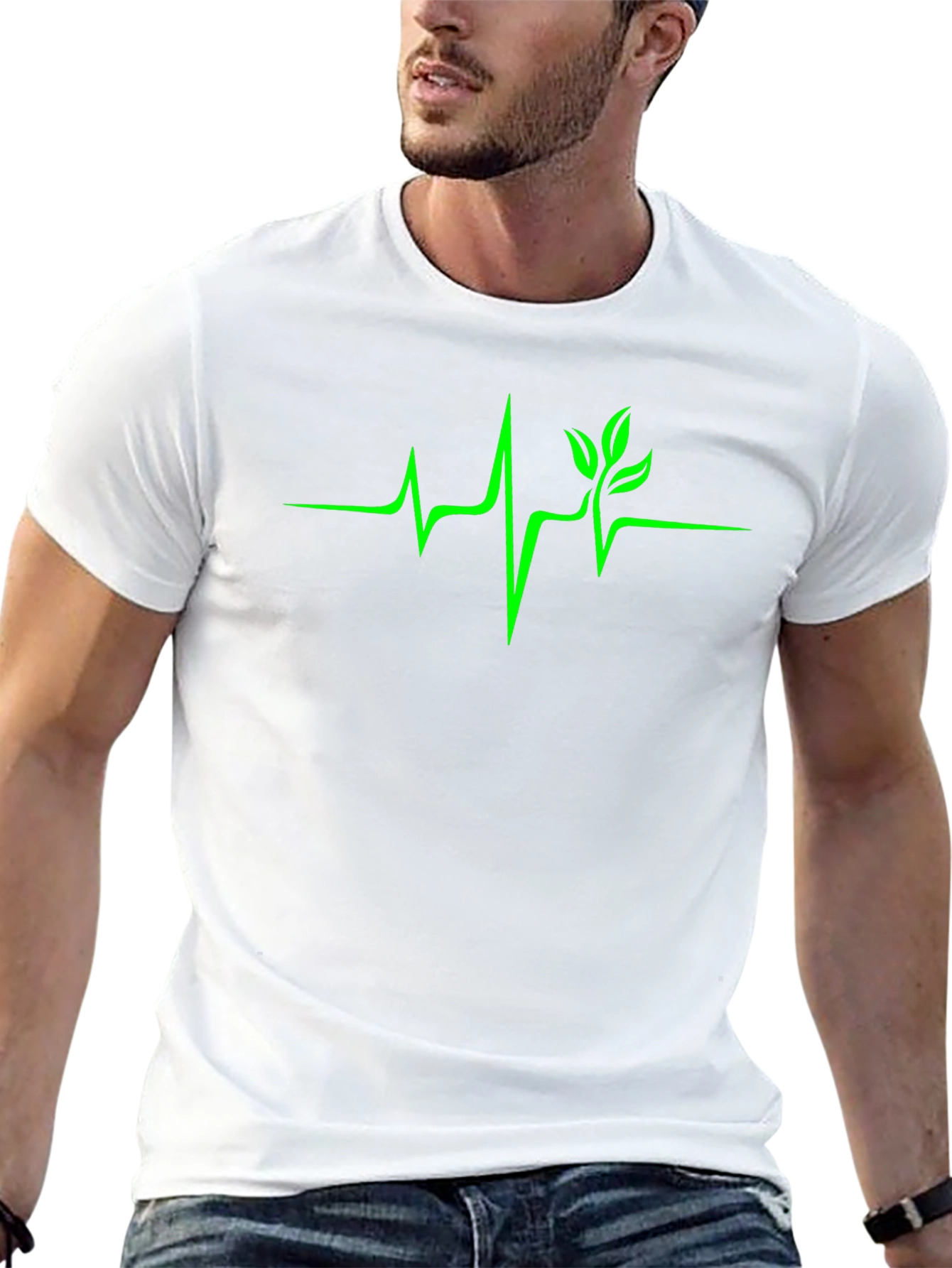 Natures Pulse Mens Black Graphic Tee