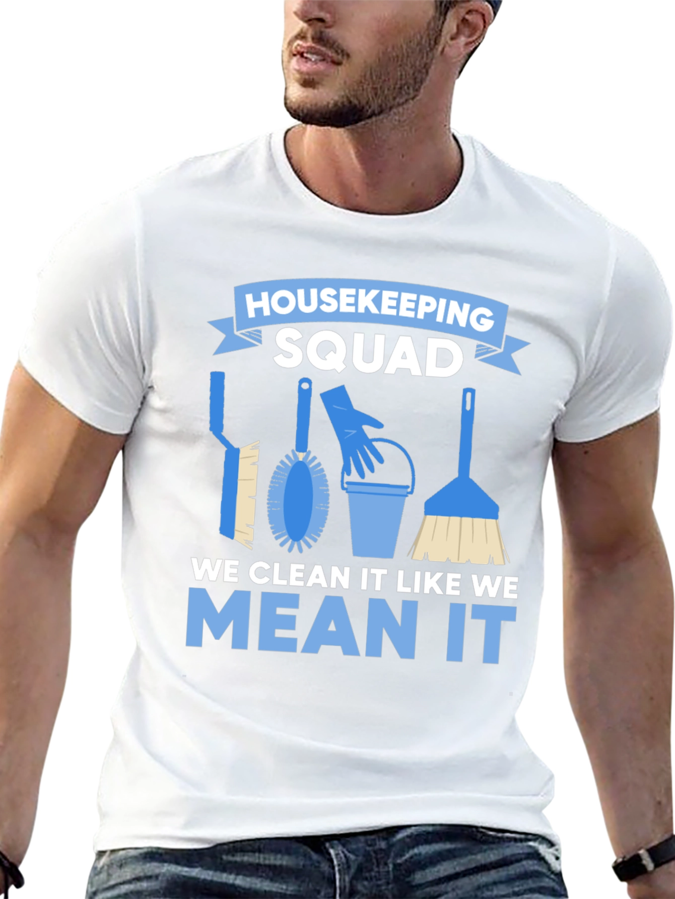 Housekeeping Squad T-Shirt - Cleaning Crew Apparel