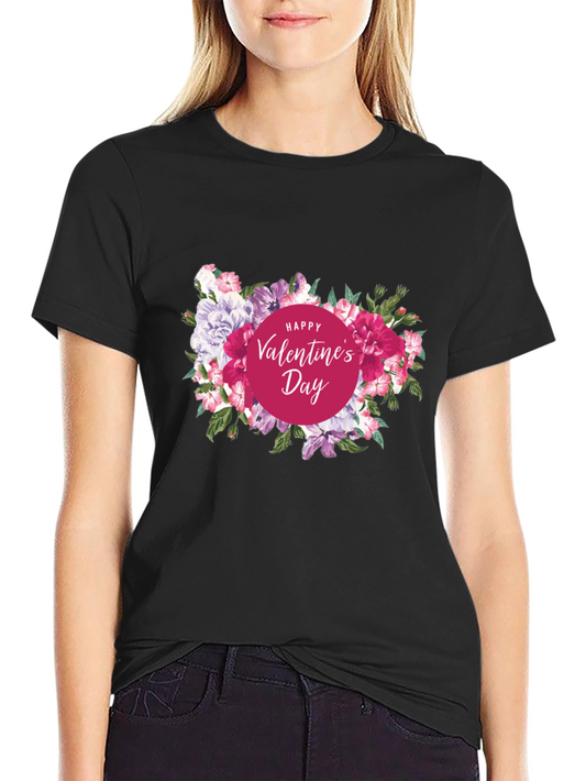 Valentines Day Floral T-Shirt