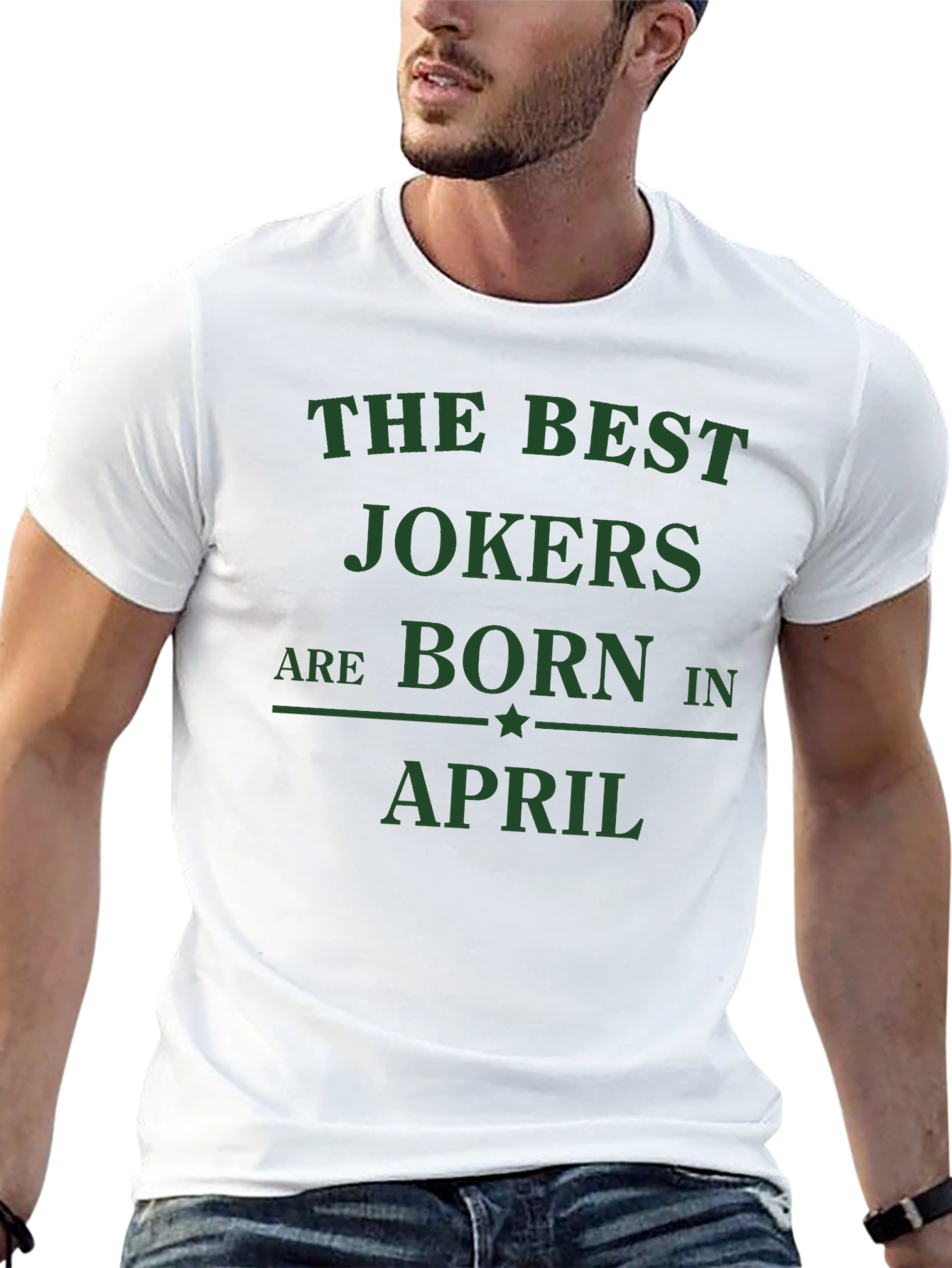 Best Jokers Born in April Black T-Shirt