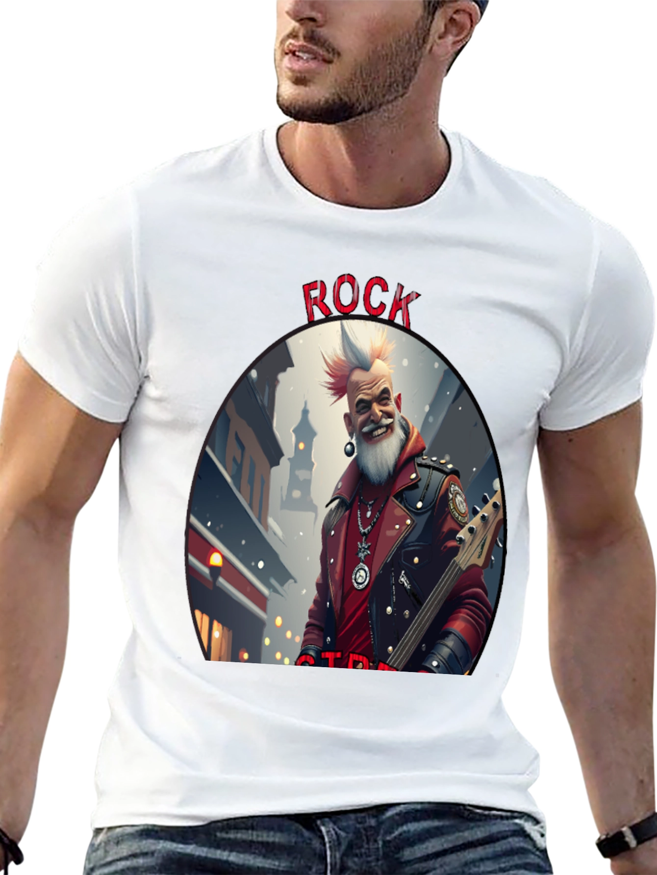 Rockstar Graphic Tee - Mens Black T-Shirt