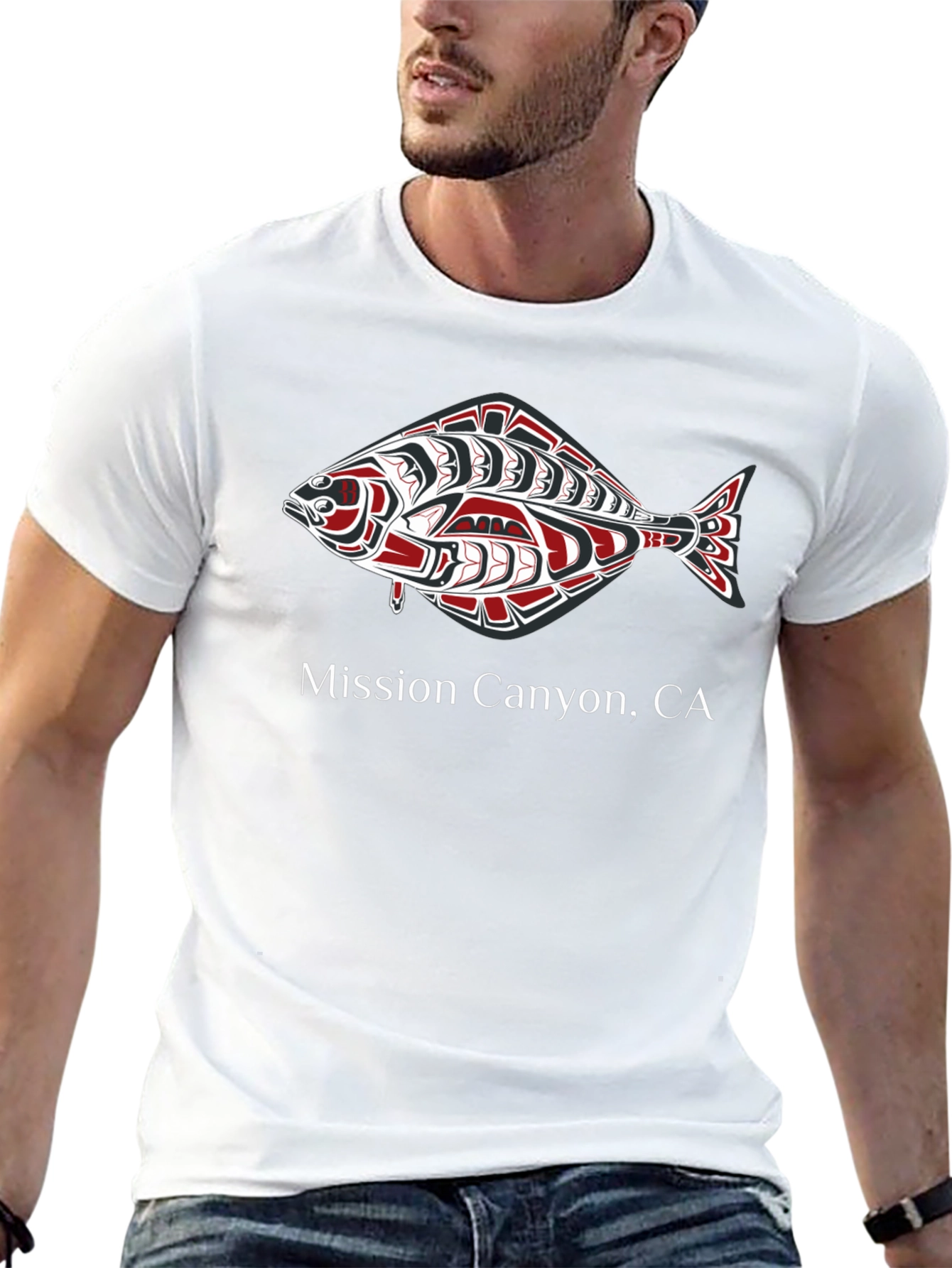 Mission Canyon Fish Graphic T-Shirt