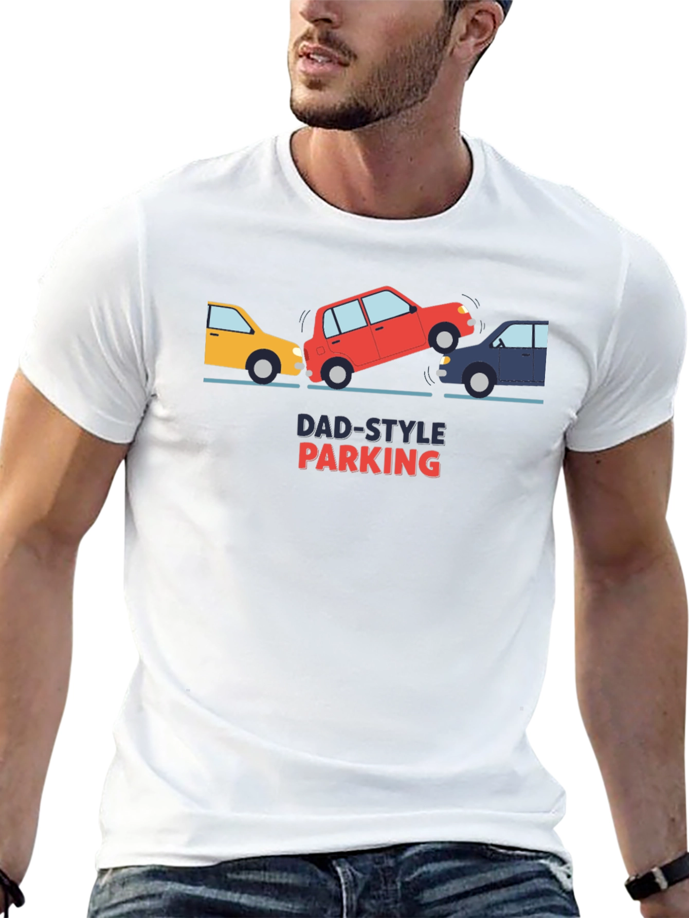 Dad-Style Parking Graphic Tee