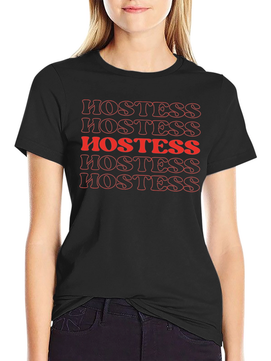 Hostess Retro Black T-Shirt