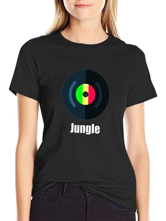 Jungle Record T-Shirt - Rastafarian Music Tee