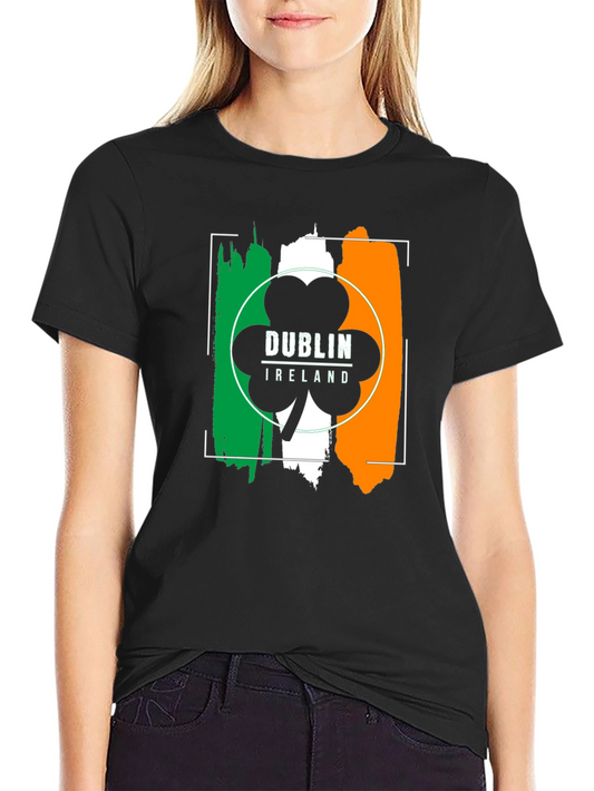 Dublin Ireland Shamrock T-Shirt - Irish Pride Tee