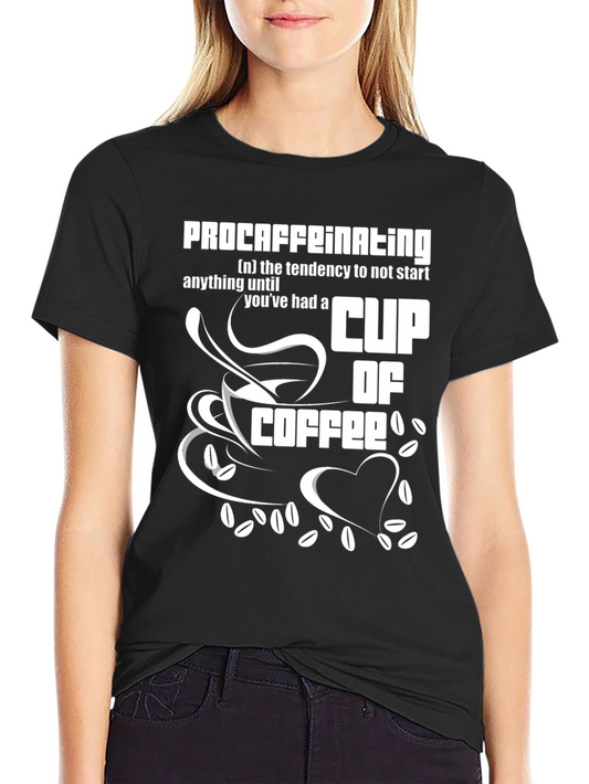 Procaffeinating Funny Coffee T-Shirt