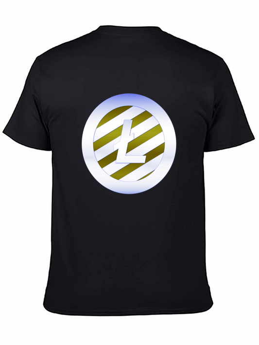 Litecoin Logo Black T-Shirt Crypto Fashion