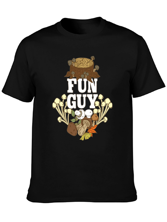 Fun Guy Mushroom T-Shirt - Nature Lover Apparel