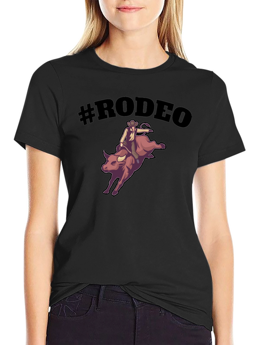 Rodeo Bull Riding Graphic T-Shirt