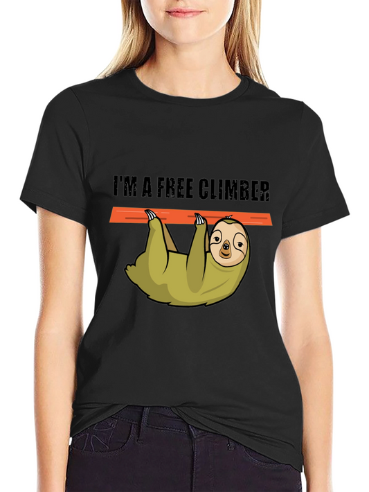 Im a Free Climber Sloth T-Shirt