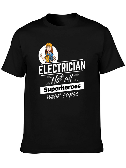 Electrician Superheroes T-Shirt