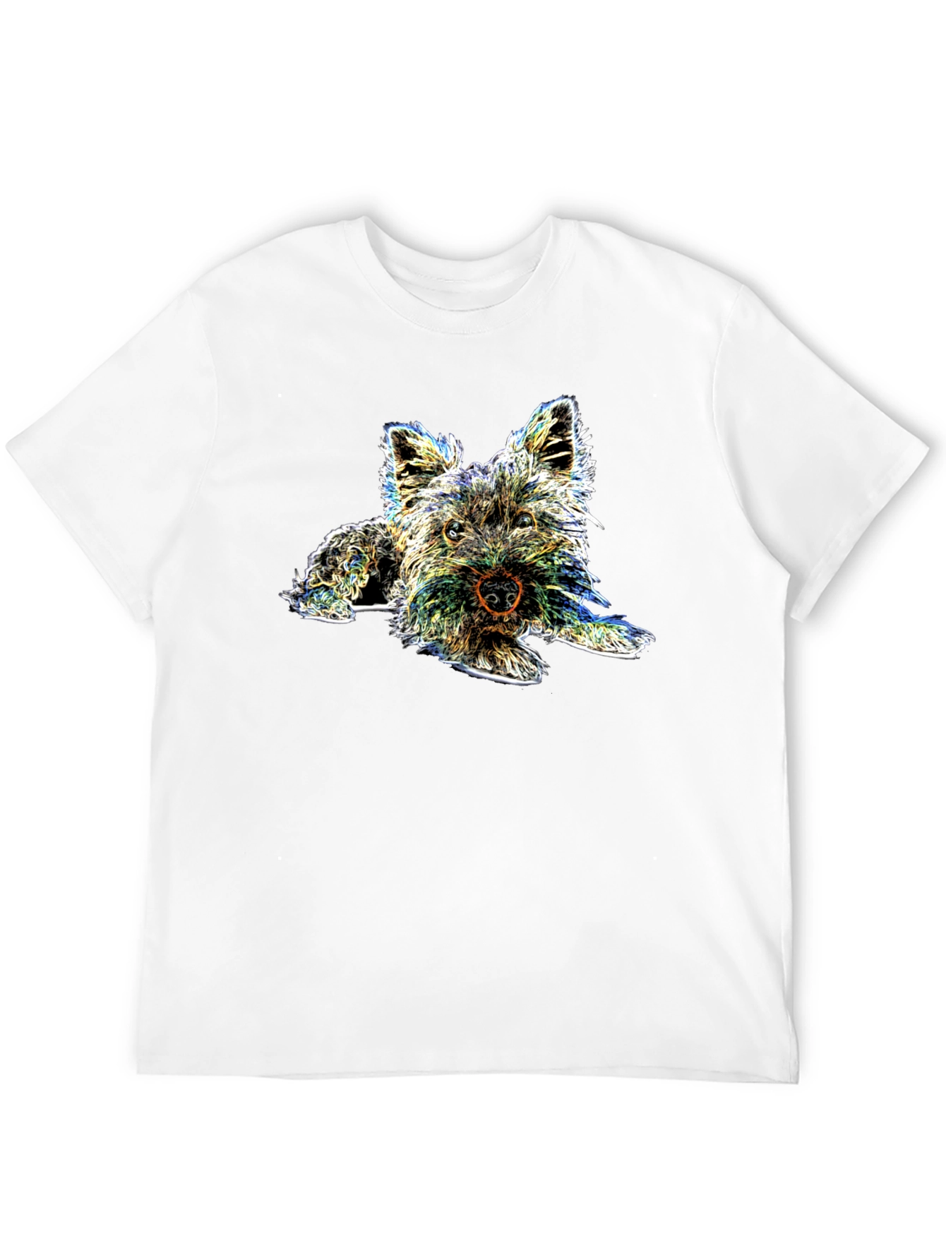 Dog Graphic T-Shirt - Black