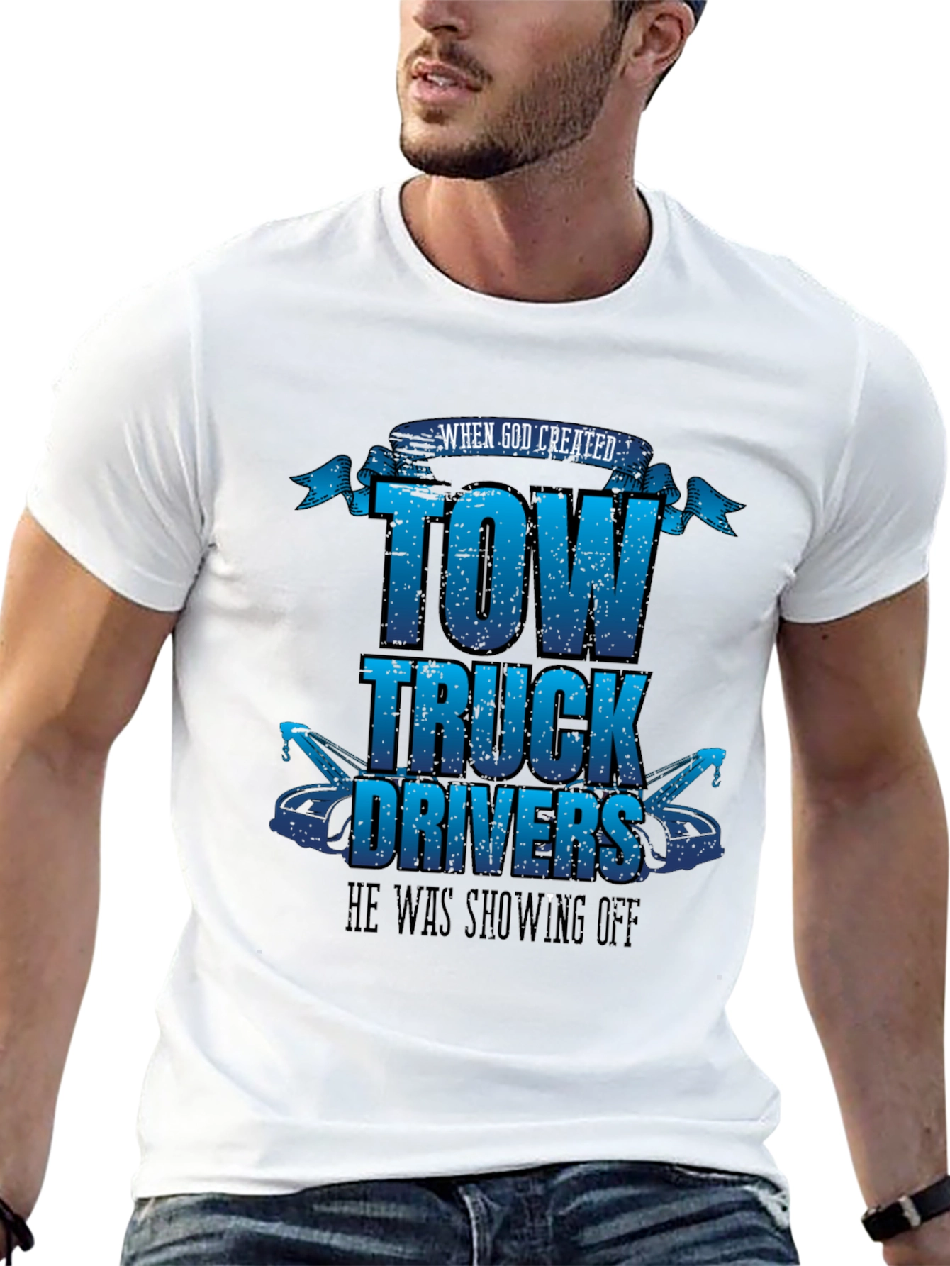 Tow Truck Driver Graphic Tee