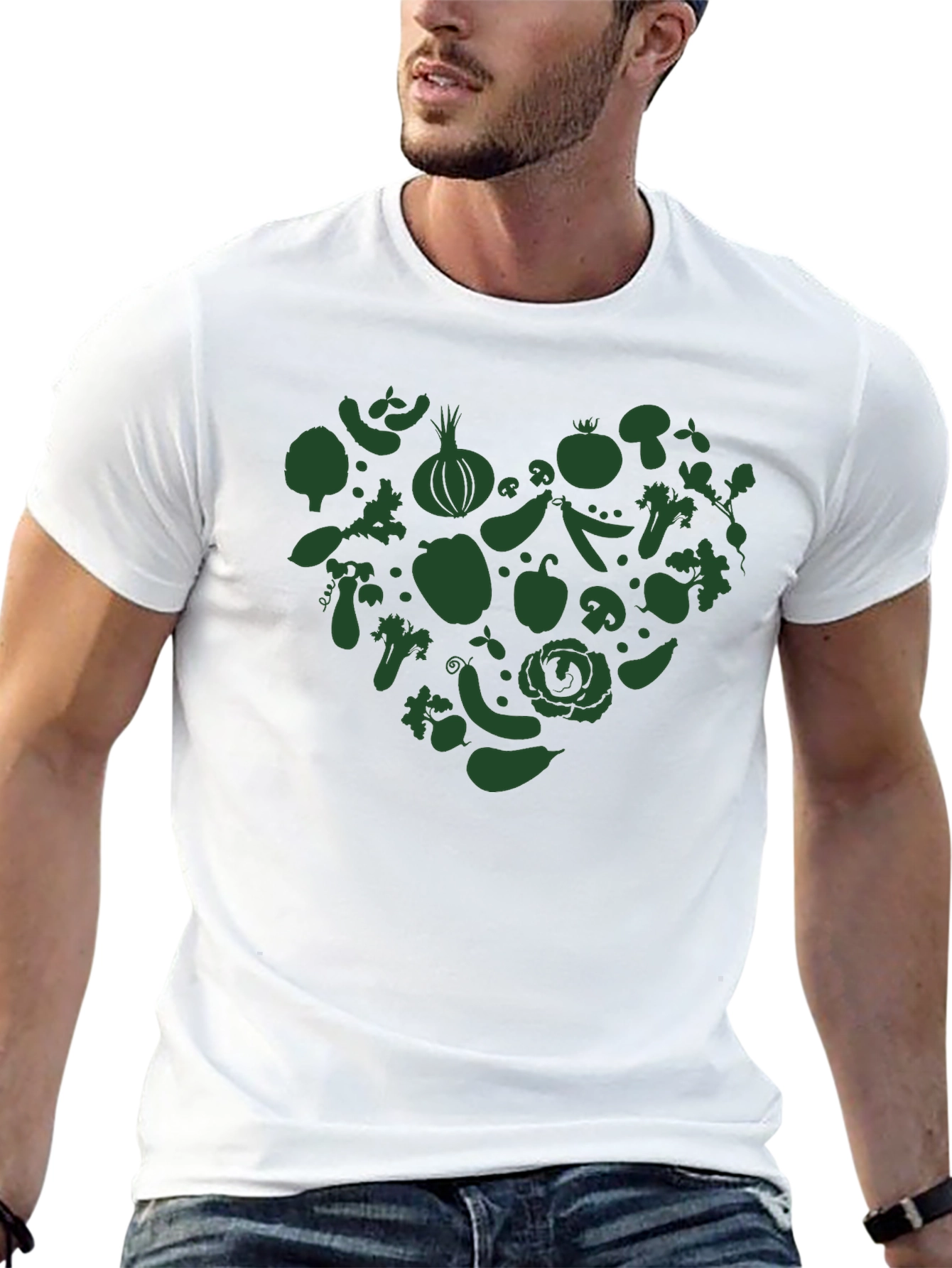 Vegan Heart Graphic T-Shirt