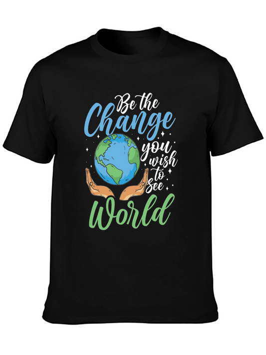 Be the Change Earth Graphic Tee