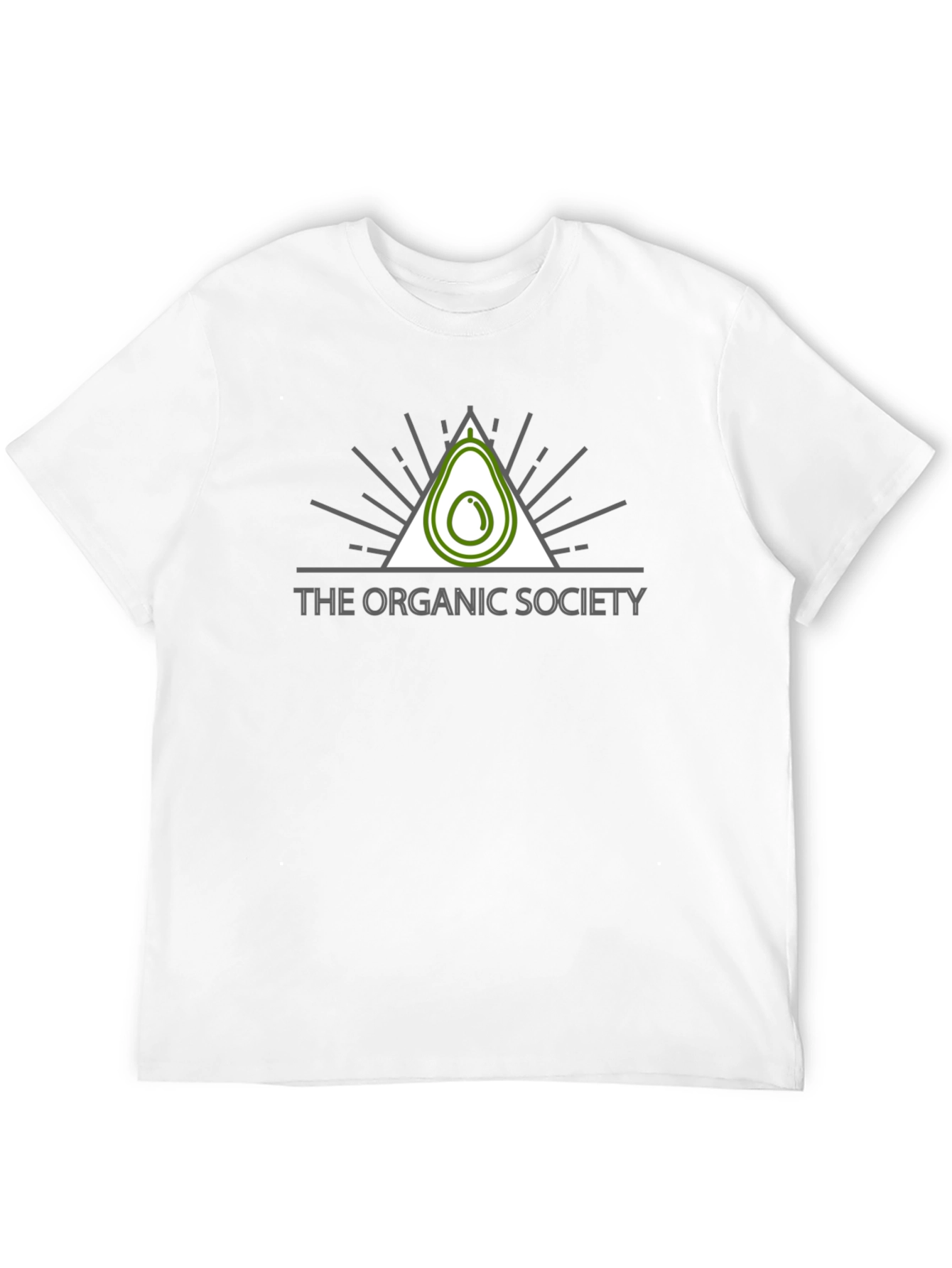 Organic Society Avocado Graphic Tee - Black
