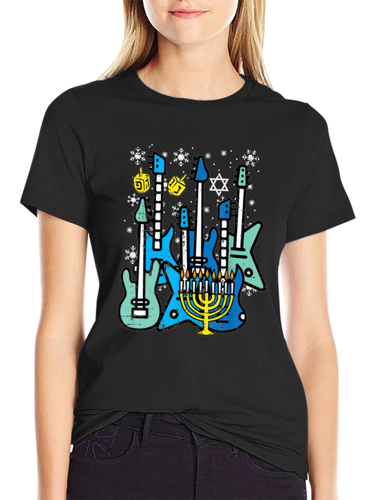 Hanukkah Guitar T-Shirt