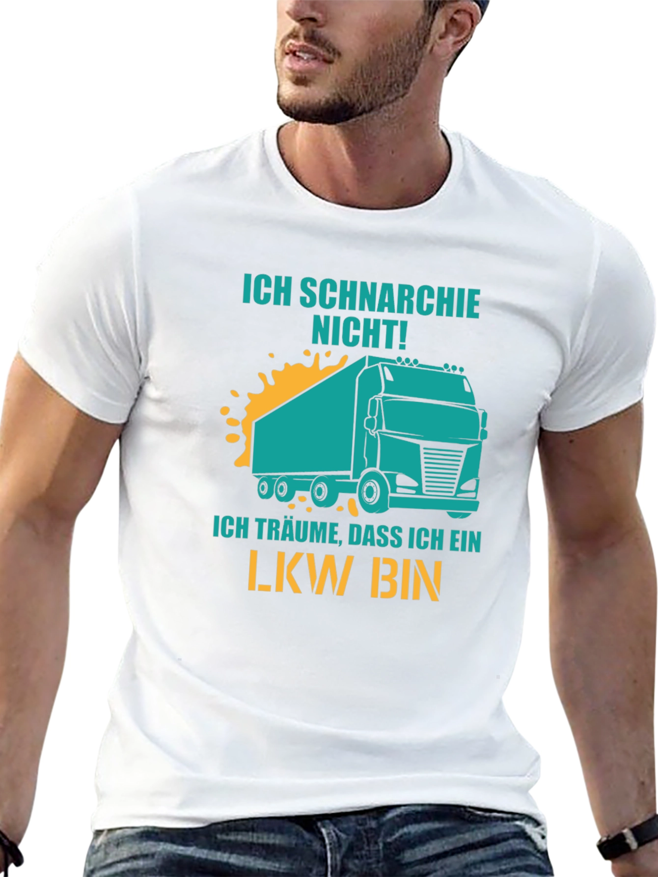 Ich Schnarchie Nicht! Trucker T-Shirt