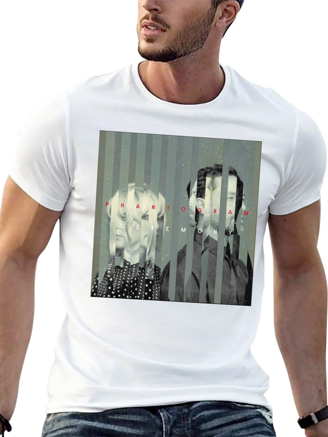 Phantogram Ceremony Graphic Tee - Black Cotton Blend