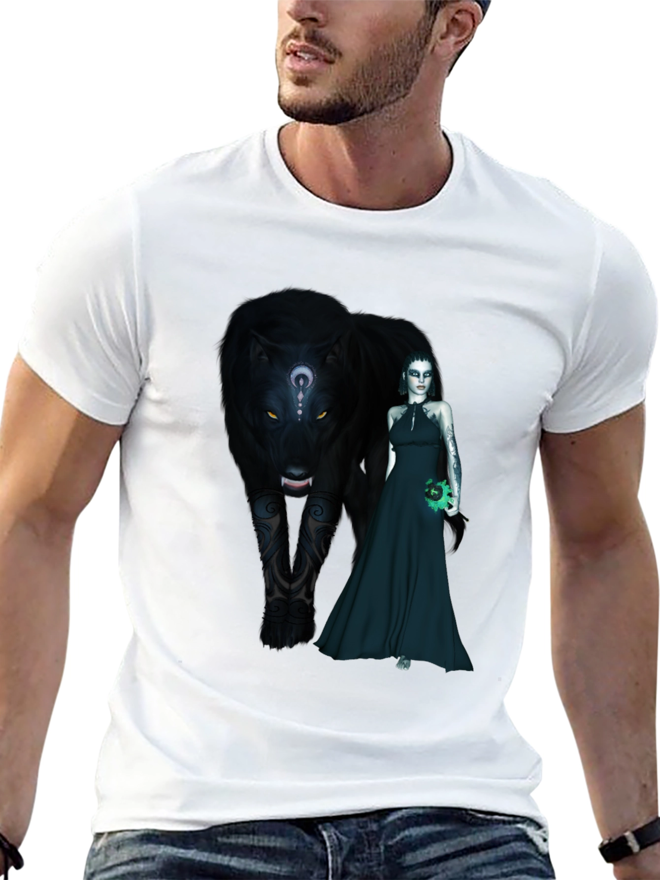 Black Panther & Enchantress Graphic T-Shirt