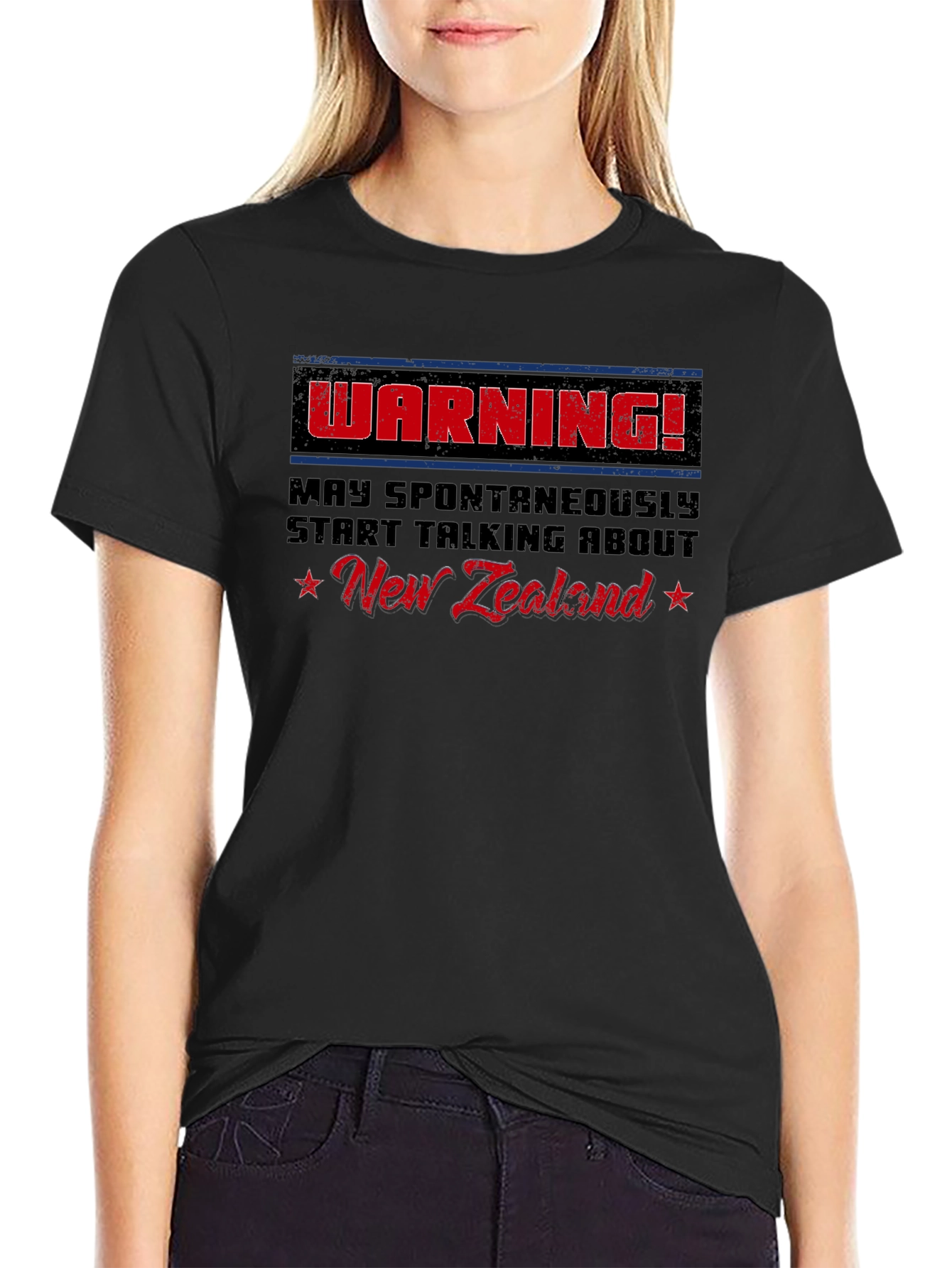 Funny New Zealand Warning Graphic Tee