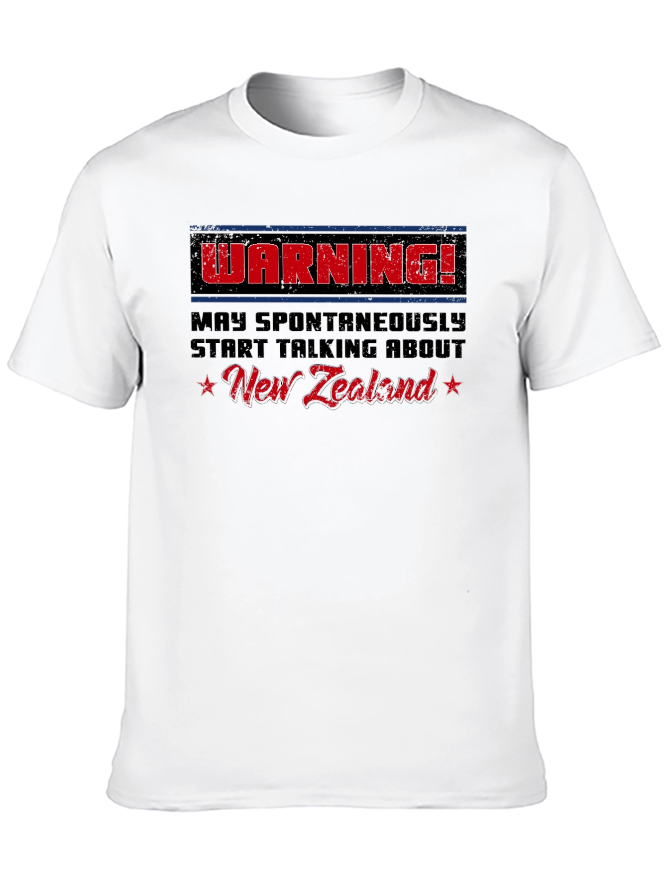 Funny New Zealand Warning Graphic Tee