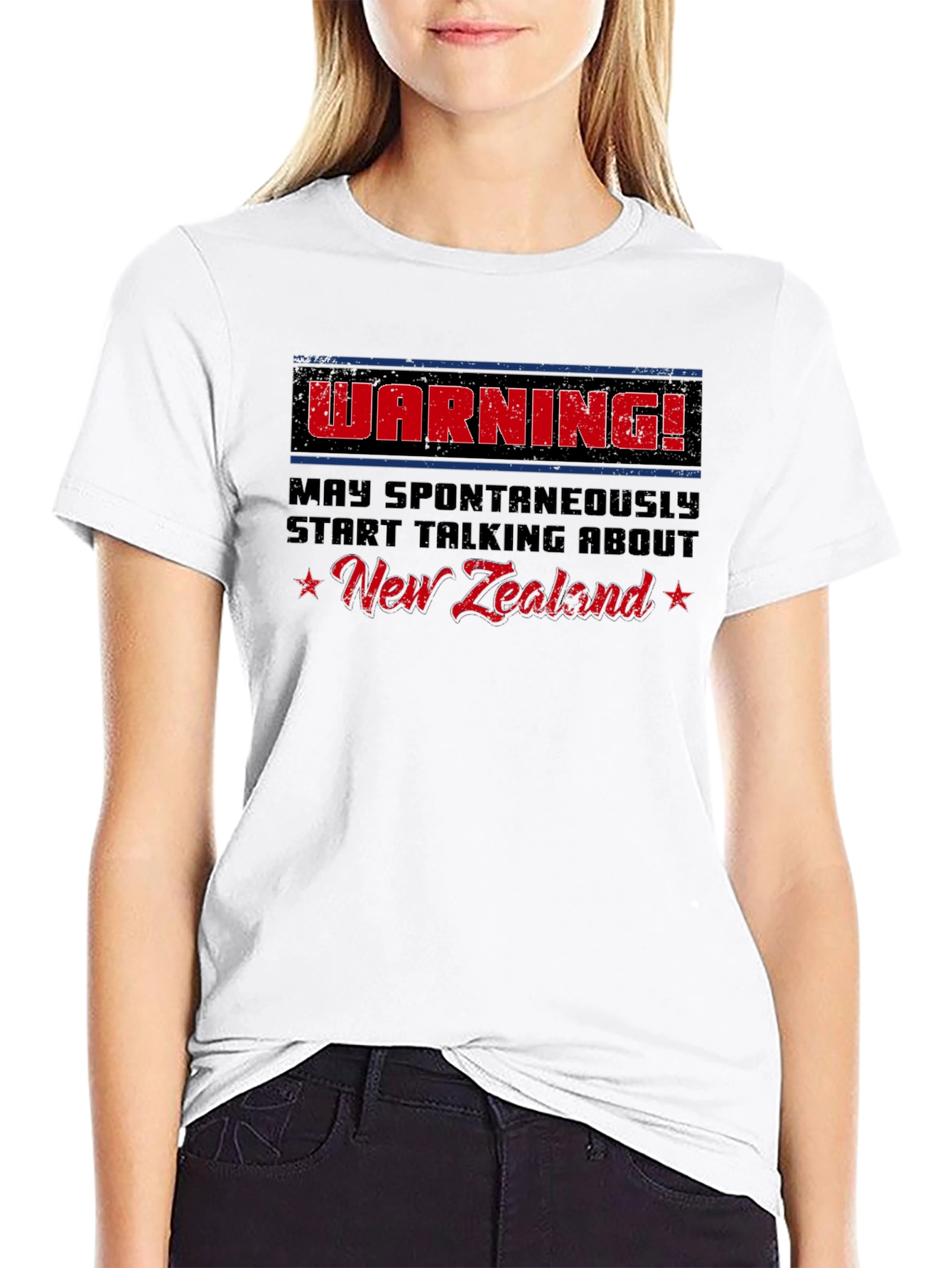 Funny New Zealand Warning Graphic Tee