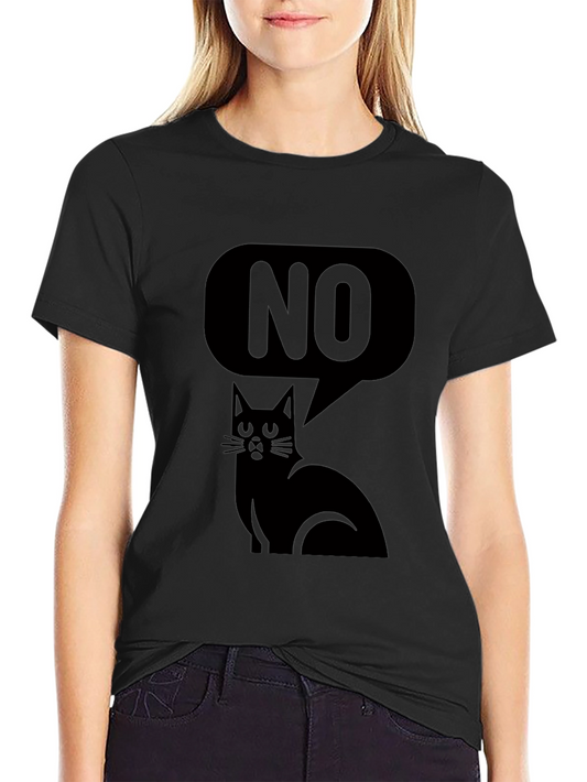 No Cat T-Shirt - Funny Cat Tee