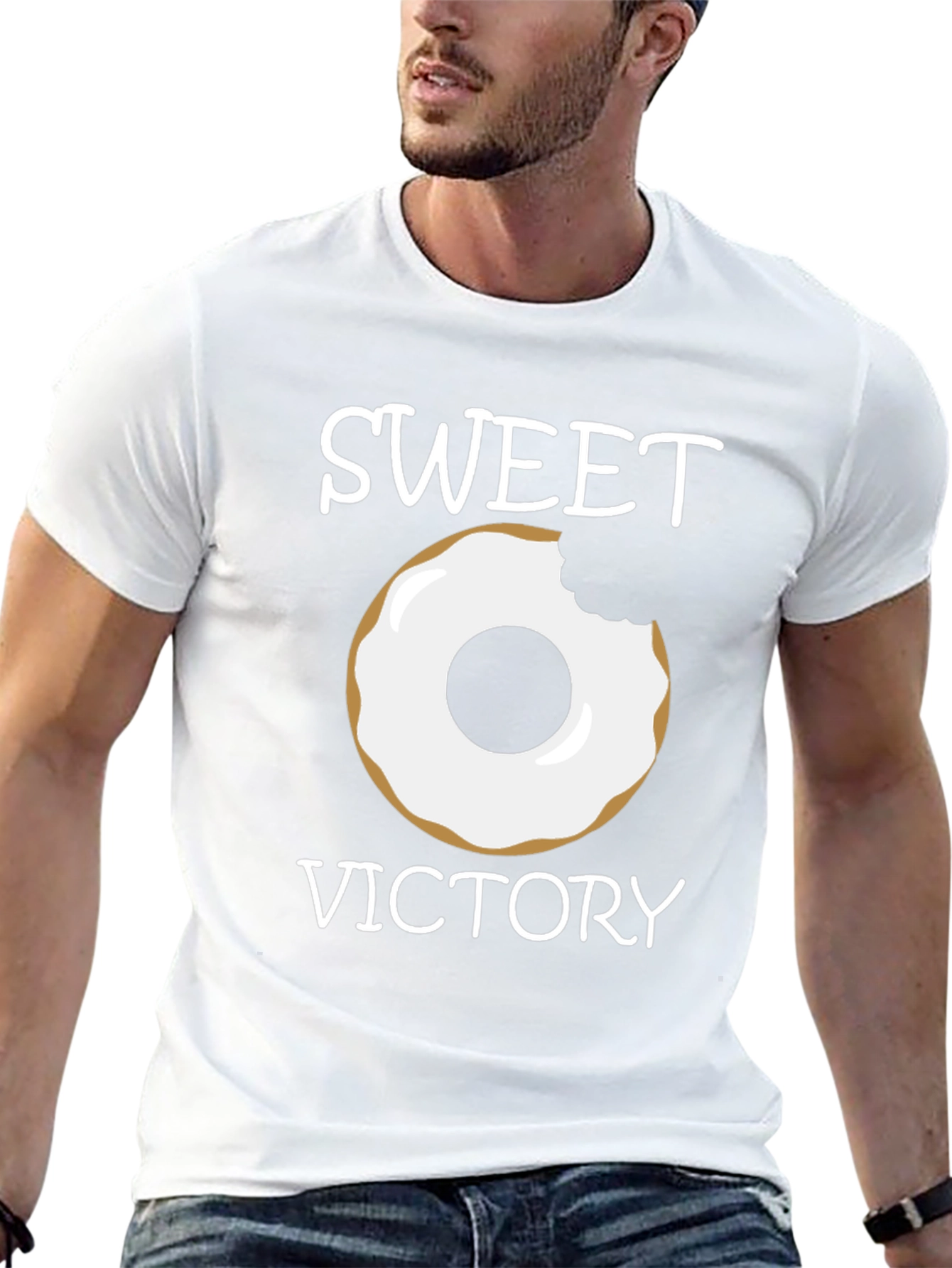 Sweet Victory Donut T-Shirt - Funny Graphic Tee