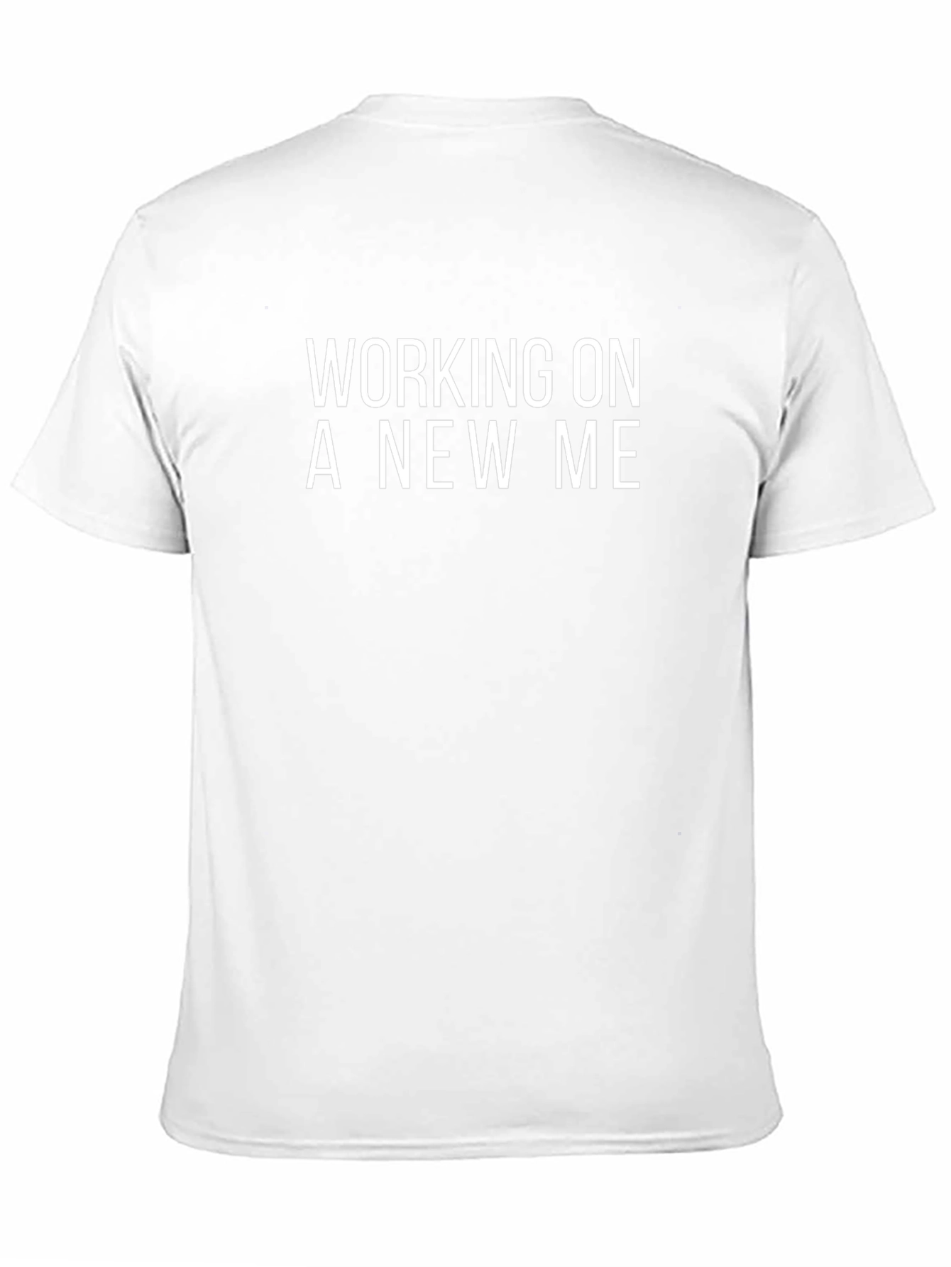 Working On A New Me Black Graphic Tee