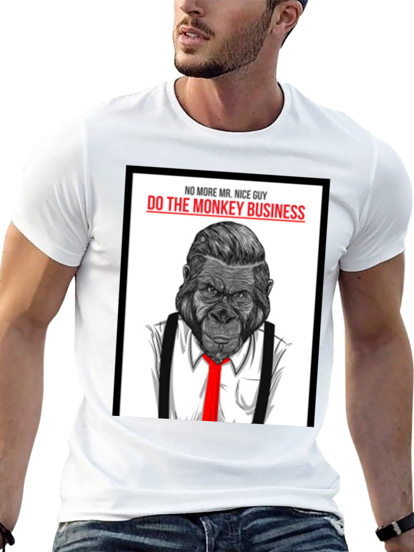 Monkey Business T-Shirt - Gorilla in a Suit