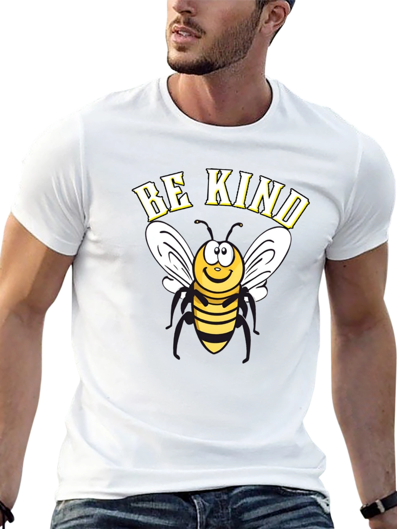 Be Kind Bee Graphic T-Shirt - Black