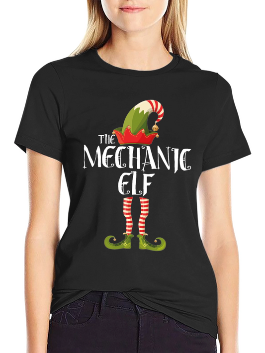 Mechanic Elf Holiday T-Shirt