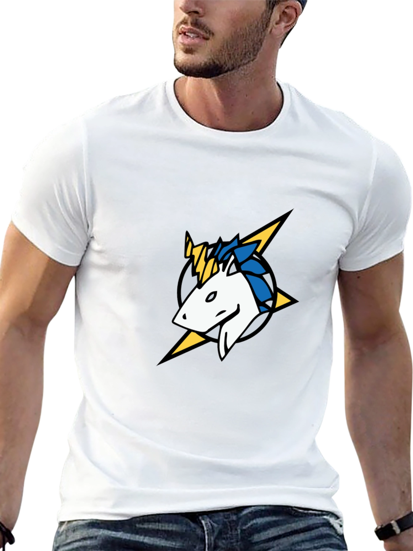 Unicorn Bolt Black T-Shirt