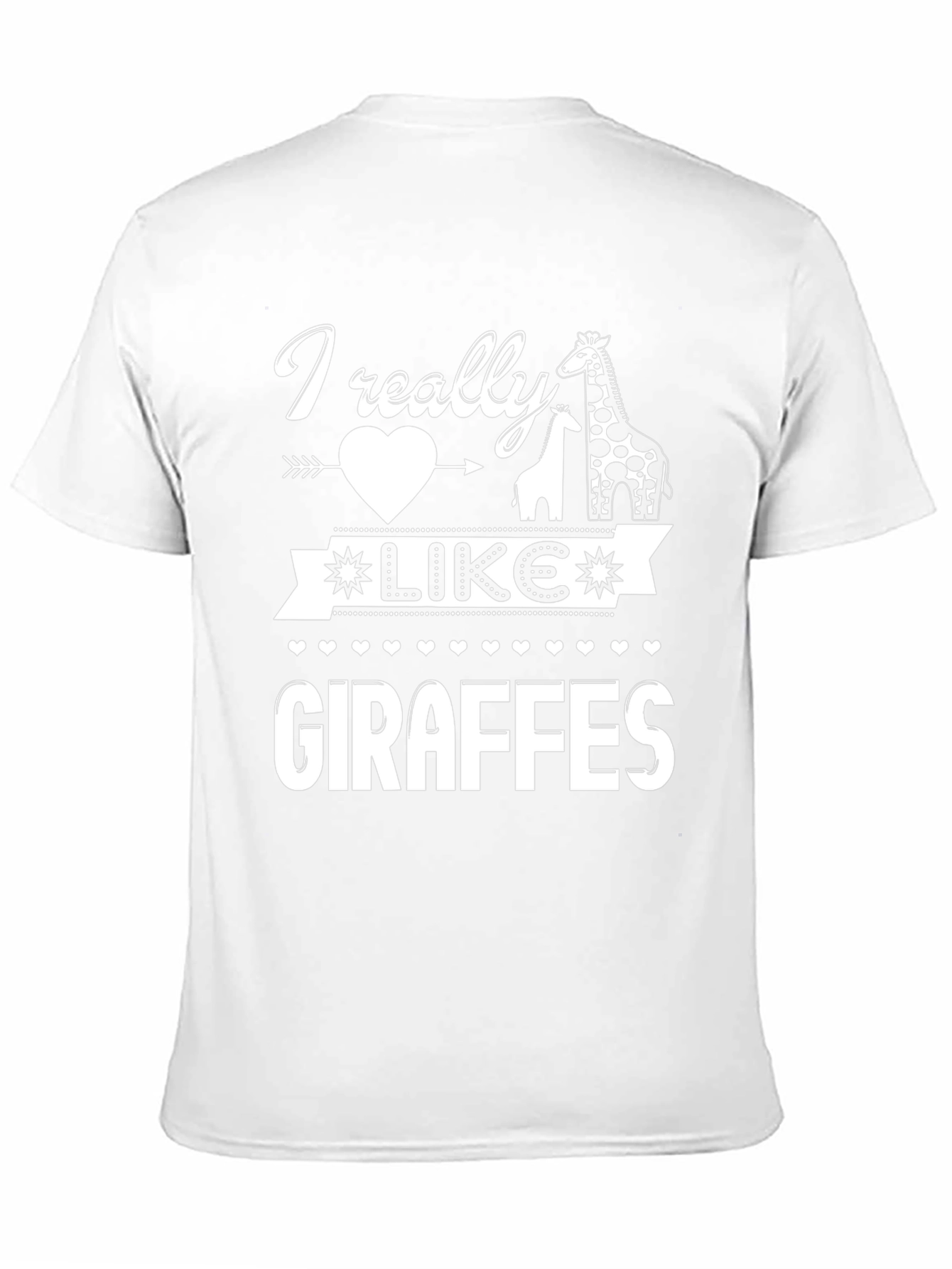 I Really Like Giraffes T-Shirt Fun Giraffe Lover Tee