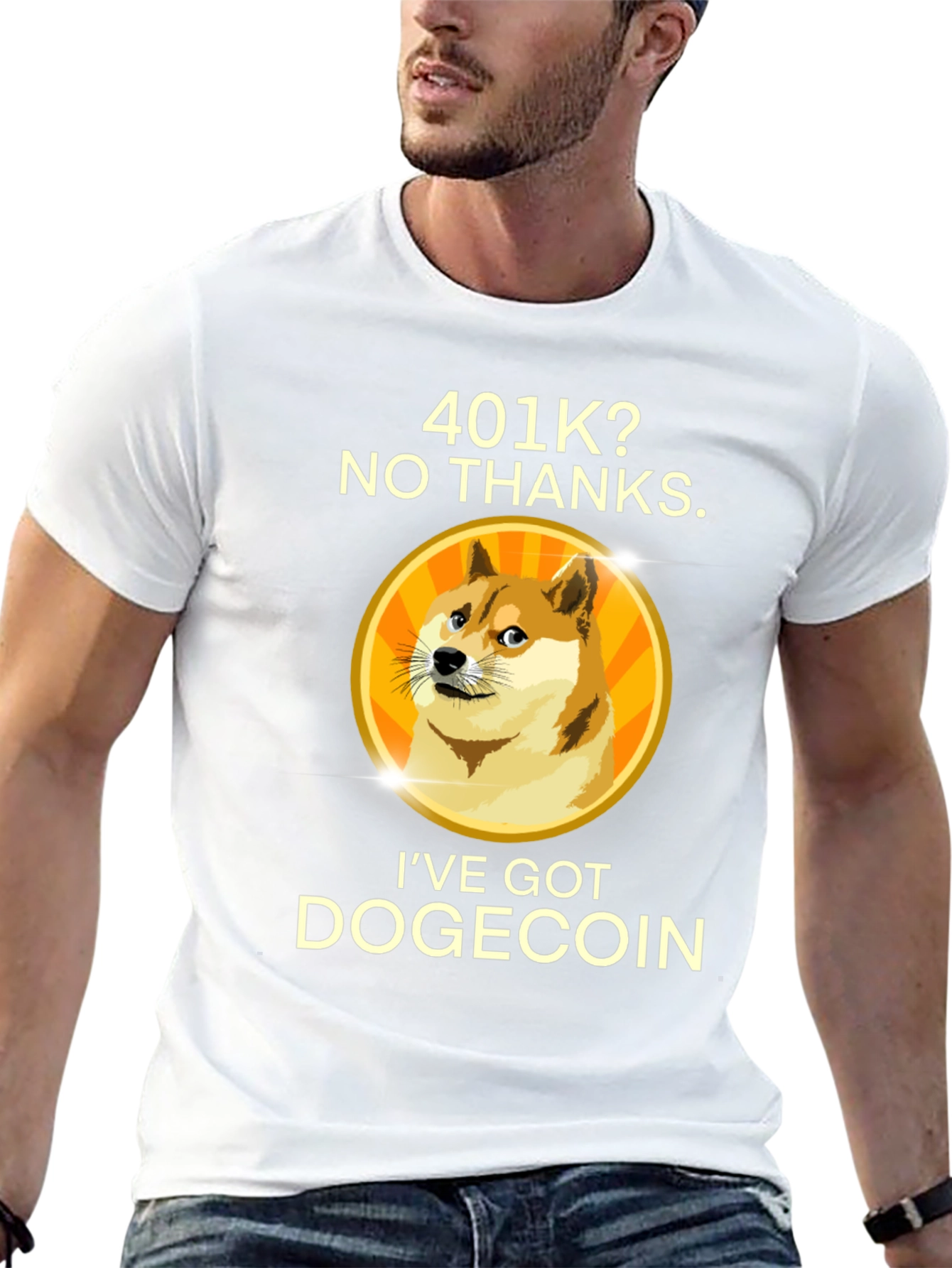 Dogecoin Investor Black T-Shirt
